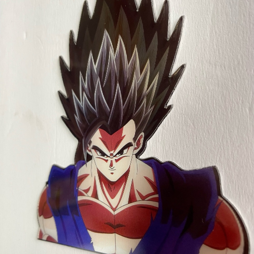 Super Saiyan Gogeta God Dragon Ball Super Anime 3D Motion Car Sticker decal